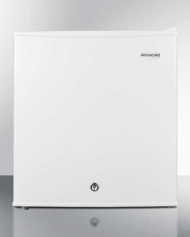 Accucold Compact refrigerator-freezer with front-mounted lock for general purpose, Left Hinge – S19LWHLHD