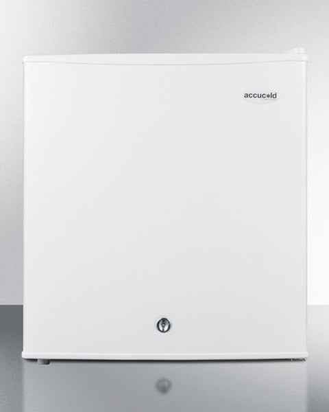 Accucold Compact refrigerator-freezer with front-mounted lock for general purpose, Left Hinge – S19LWHLHD