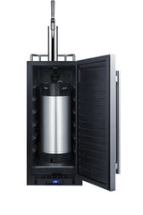 15" Wide Built-in Undercounter Nitro Coffee Dispenser (Model SBC15NCF)