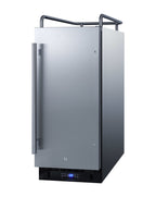 15" Wide Built-in Undercounter Kegerator, no Tap Kit Included (Model SBC15NKCSS)
