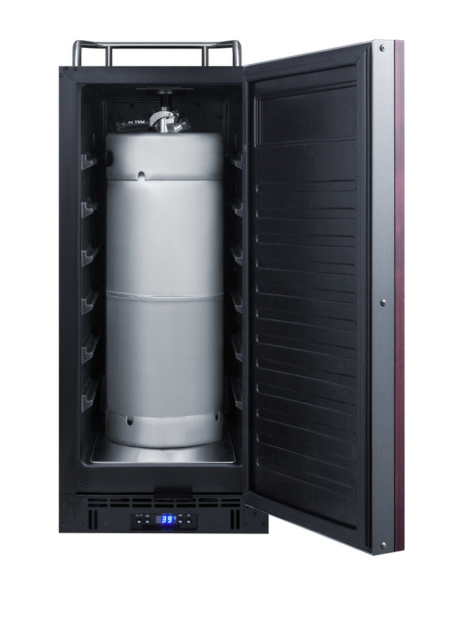 15" Wide Built-in Undercounter Kegerator, no Tap Kit Included (Model SBC15NKIFLHD)