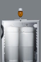 Accucold Built-in glass door kegerator for use under ADA compliant counters; no tap kit included, ADA (Model SBC56GBINKADA)
