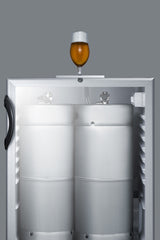 Accucold Built-in glass door kegerator for use under ADA compliant counters; no tap kit included, ADA (Model SBC56GBINKADA)