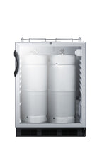 Accucold Built-in glass door kegerator for use under ADA compliant counters; no tap kit included, ADA (Model SBC56GBINKADA)