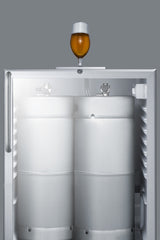Accucold Built-in kegerator for use under ADA compliant counters in stainless steel; no tap kit included, ADA (Model SBC56GBINKCSSADALHD)