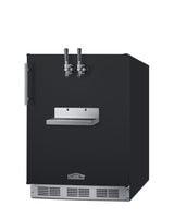 Built-in undercounter ADA height front tap kegerator for commercial or home use, ADA (Model SBC58BFRTPADA)