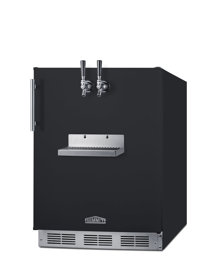Built-in undercounter ADA height front tap kegerator for commercial or home use, ADA (Model SBC58BFRTPADA)