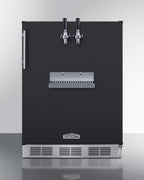 Built-in undercounter ADA height front tap kegerator for commercial or home use, ADA (Model SBC58BFRTPADA)