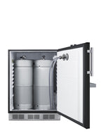 Built-in undercounter ADA height front tap kegerator for commercial or home use, ADA (Model SBC58BFRTPADA)
