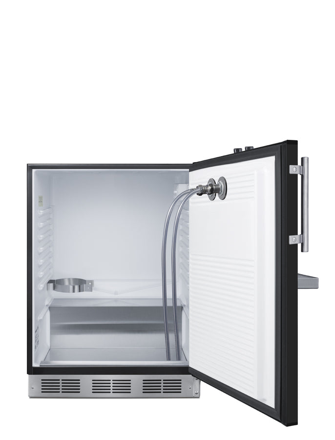 Built-in undercounter ADA height front tap kegerator for commercial or home use, ADA (Model SBC58BFRTPADA)