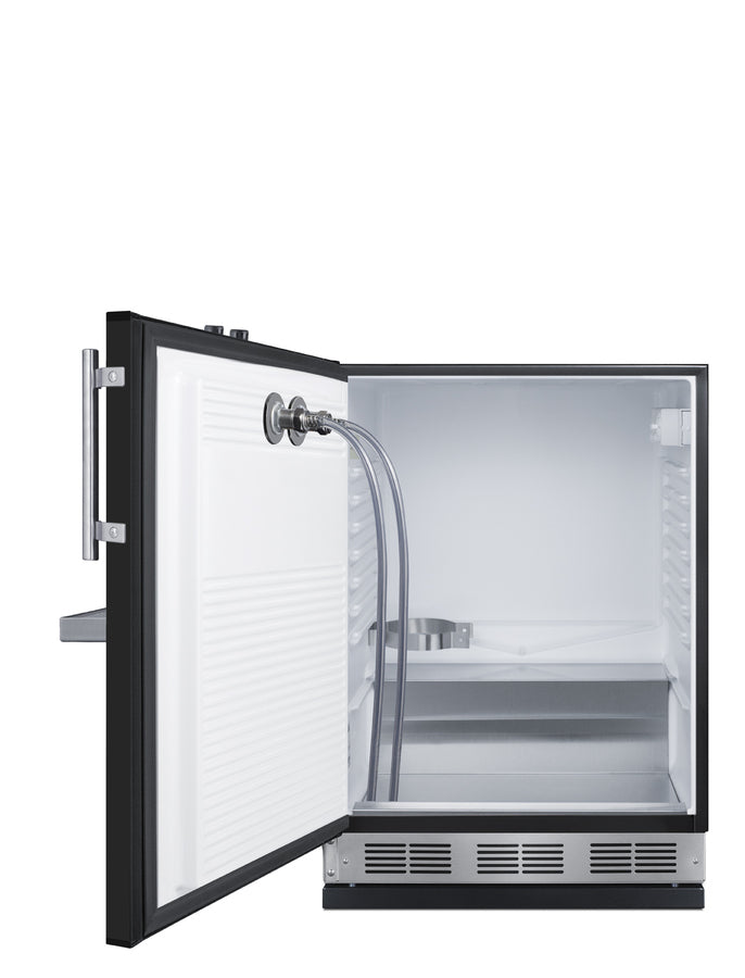 Built-in undercounter front tap kegerator for commercial or home use (Model SBC58BFRTPLHD)