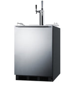 ADA compliant built-in commercial combination cold brew/nitro coffee kegerator, ADA (Model SBC58BLBIADACMTWINLHD)