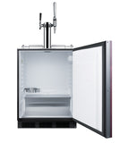 ADA compliant built-in commercial combination cold brew/nitro coffee kegerator, ADA (Model SBC58BLBIADAIFCMTWIN)