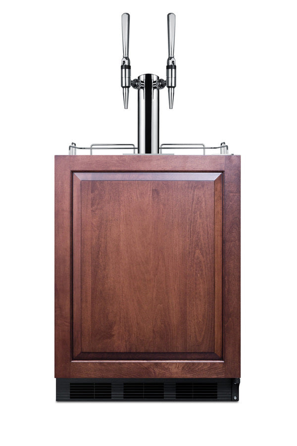 ADA compliant built-in commercial nitro coffee kegerator, ADA (Model SBC58BLBIADAIFNCFTWIN)