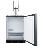 ADA compliant built-in commercial nitro coffee kegerator, ADA (Model SBC58BLBIADAIFNCFTWIN)