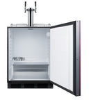 Accucold ADA compliant built-in commercial dual tap wine kegerator, ADA (Model SBC58BLBIADAIFWKDTWIN)