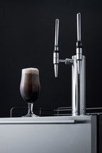 ADA compliant built-in commercial nitro coffee kegerator, ADA (Model SBC58BLBIADANCFTWINLHD)