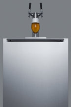 Accucold Built-in kegerator for use under ADA compliant counters with dual tap kit for two 1/6 kegs, ADA (Model SBC58BLBIADALHD)