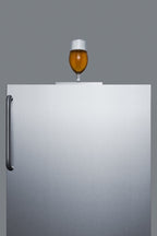 Accucold Built-in kegerator for use under ADA compliant counters; no tap kit included, ADA (Model SBC58BLBICSSADANK)