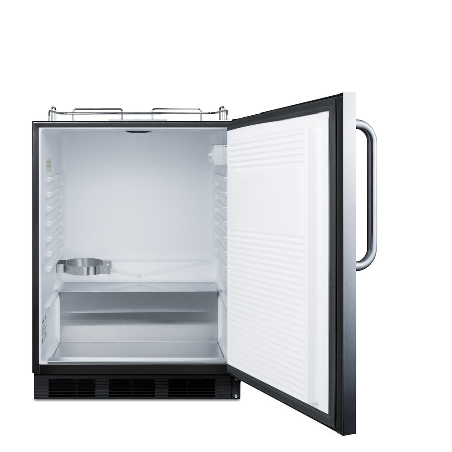 Built-in kegerator for use under ADA compliant counters; no tap kit included, ADA (Model SBC58BLBICSSADANKLHD)