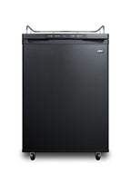 Accucold Freestanding residential beer dispenser in black, auto defrost w/digital thermostat; sold without tap kit for do-it-your (Model SBC635MNKLHD)