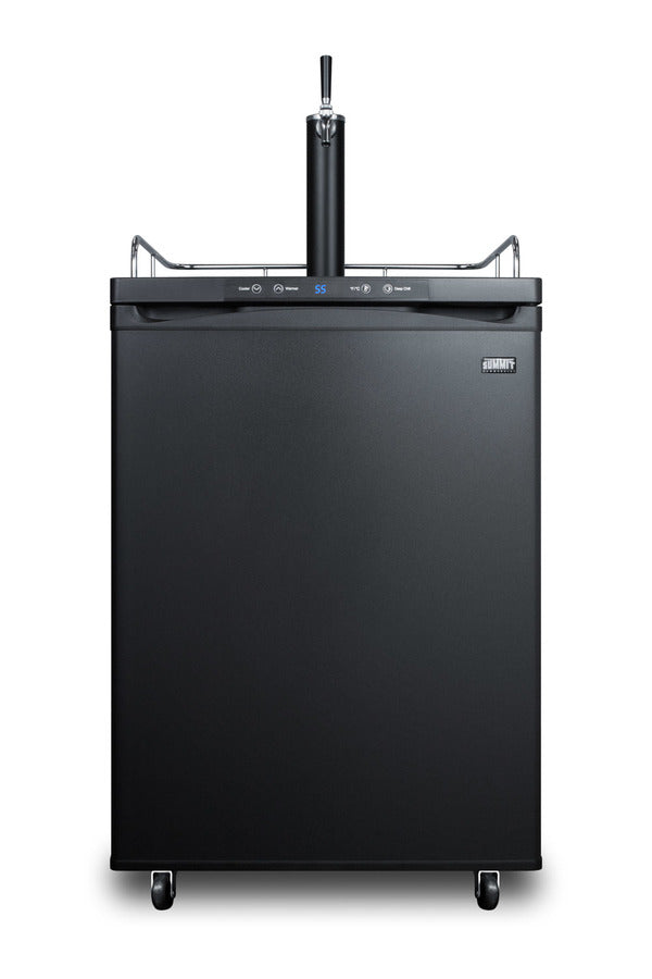 Accucold Freestanding white wine keg dispenser in black with digital thermostat and tap kit (Model SBC635MWKDLHD)