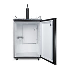 Accucold Freestanding white wine keg dispenser in black with digital thermostat and tap kit (Model SBC635MWKDLHD)