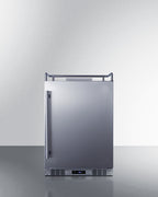 Built-in commercially approved kegerator in stainless steel, no tap kit included (Model SBC682NK)
