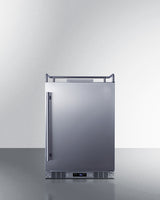Built-in commercially approved kegerator in stainless steel, no tap kit included (Model SBC682NK)