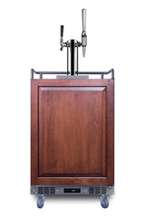 Accucold Built-in commercially approved dual tap combo cold brew and nitro coffee kegerator in stainless steel with panel-ready d (Model SBC682PNRCMTWINLHD)