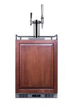 Accucold Built-in commercially approved dual tap combo cold brew and nitro coffee kegerator in stainless steel with panel-ready d (Model SBC682PNRCMTWINLHD)