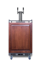 Accucold Built-in commercially approved dual tap wine kegerator in stainless steel with panel-ready door (Model SBC682PNRWKDTWIN)