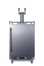 Accucold Built-in commercially approved dual tap wine kegerator in stainless steel (Model SBC682WKDTWINLHD)