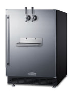 Built-in undercounter front tap kegerator for commercial or home use (Model SBC7BRSFRTP)