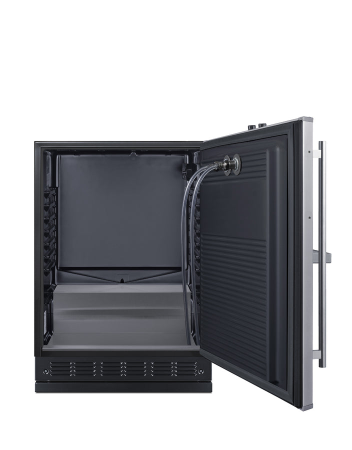Built-in undercounter front tap kegerator for commercial or home use (Model SBC7BRSFRTP)