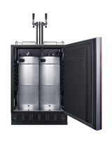 Commercial dual tap kegerator designed for built-in applications (Model SBC7BRSIF) - Full WK2