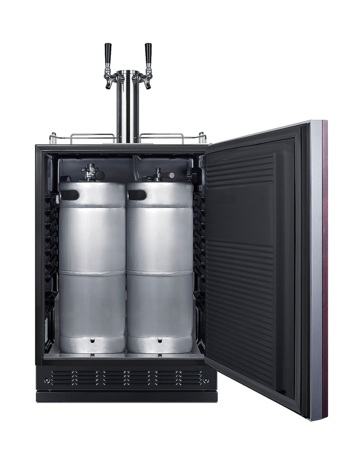 Commercial dual tap kegerator designed for built-in applications (Model SBC7BRSIF) - Full WK2