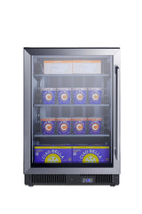 Accucold 24" Wide Frost-Free Undercounter Freezer with Glass Door – SCF475LHD