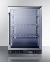 Accucold 24" Wide Frost-Free Undercounter Freezer with Glass Door – SCF475LHD