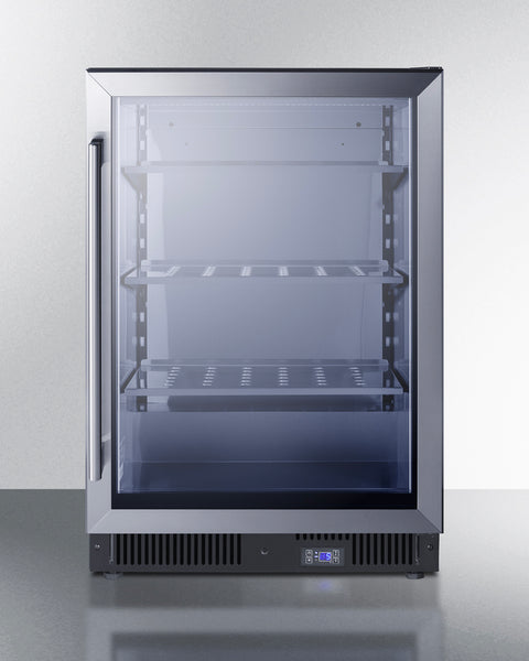 Accucold 24" Wide Frost-Free Undercounter Freezer with Glass Door – SCF475LHD