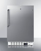 Accucold 20" wide built-in undercounter ADA compliant commercial all-freezer, Left Hinge – SCF505SSTBADALHD