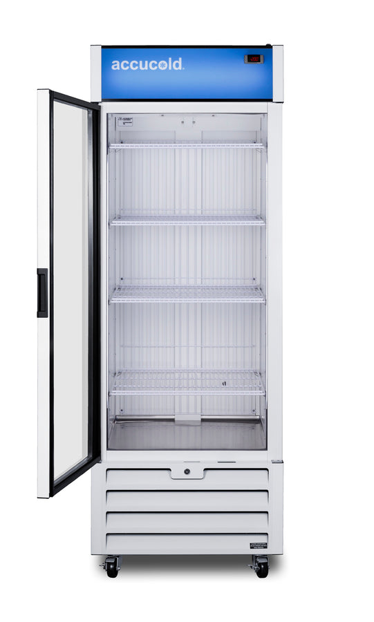 Full-sized glass door commercial display freezer (Model SCFF262GLH)
