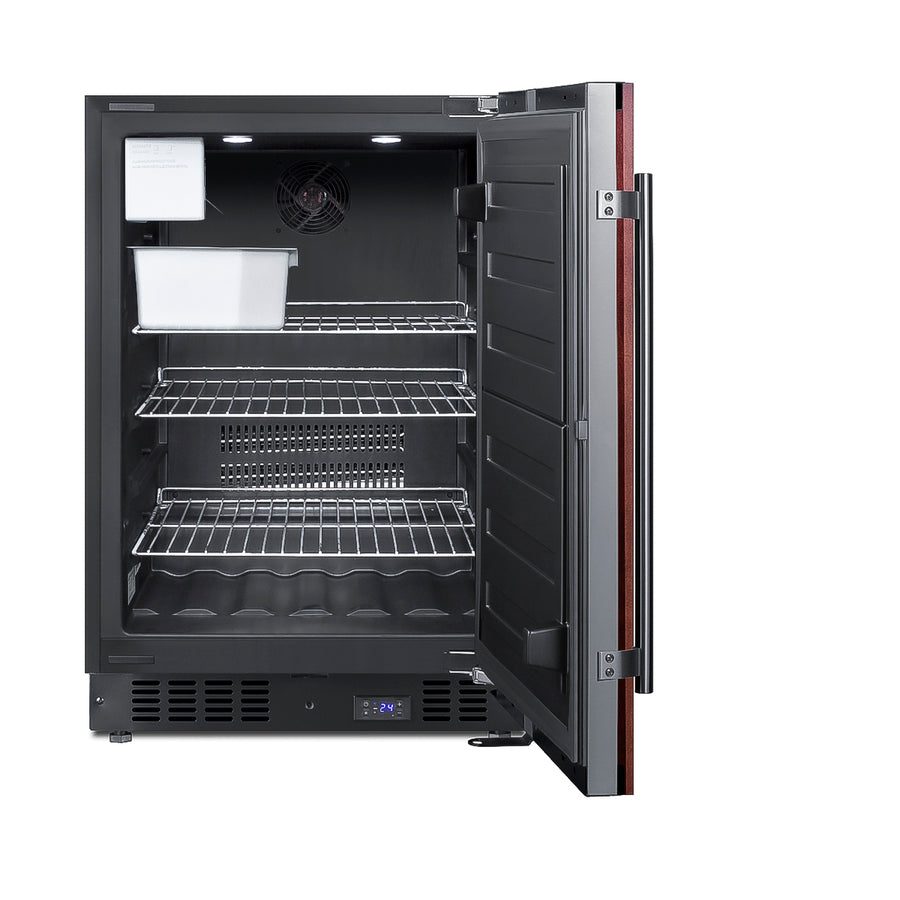 Accucold Frost-free built-in undercounter all-freezer for residential use, with factory installed icemaker, panel-ready door, and (Model SCFF53BIFIM)