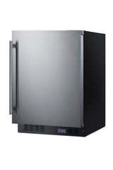 Accucold Frost-free built-in undercounter all-freezer for residential use, with icemaker, digital thermostat, stainless steel doo (Model SCFF53BSSLHD)