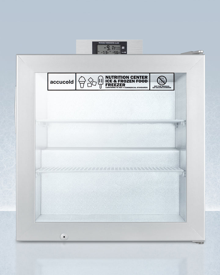 Accucold Countertop commercial freezer with self-closing door; replaces SCFU385 – SCFU386