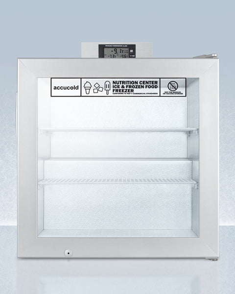 Accucold Countertop commercial freezer with self-closing door; replaces SCFU385 – SCFU386
