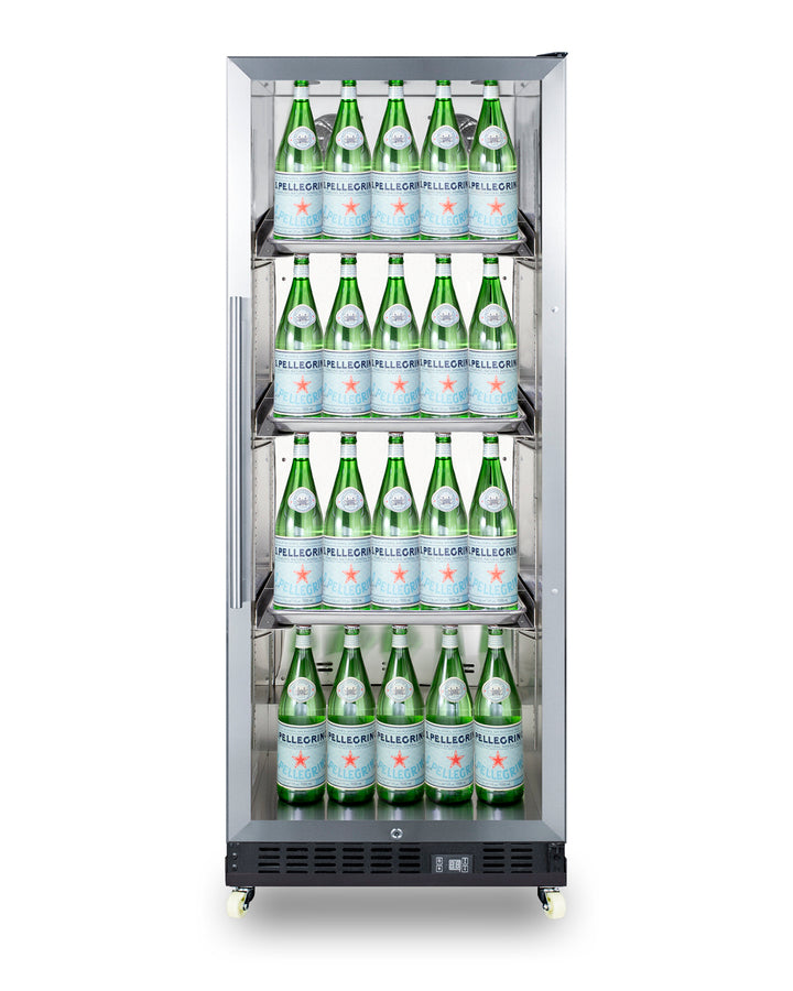 24" Wide Mini Reach-In Beverage Center with Dolly