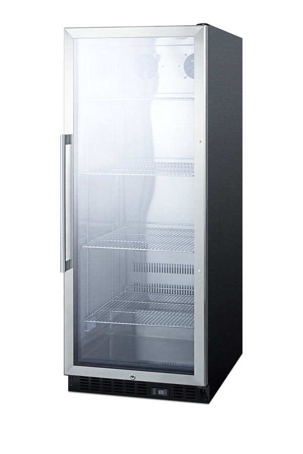 Accucold Full-size commercially listed wine cellar with stainless steel interior – SCR1156CH - Angle
