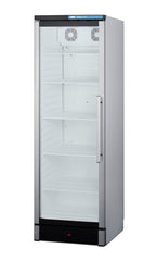 Accucold Commercial glass door beverage center with lock and left hand door swing – SCR1301LHD