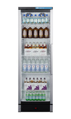 Accucold Commercial glass door beverage center with lock and left hand door swing – SCR1301LHD